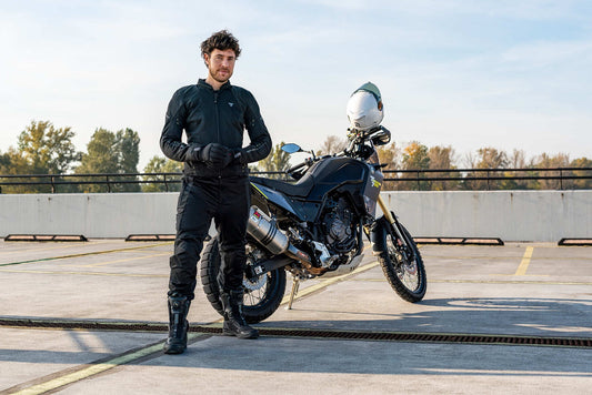 SHIMA Jet impermeabile moto tessuto Giacca Nero