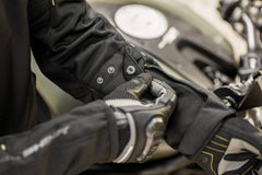 SHIMA Jet impermeabile moto tessuto Giacca Nero