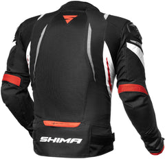SHIMA MESH PRO 2.0 MOTO GIACCA NERO ROSSO