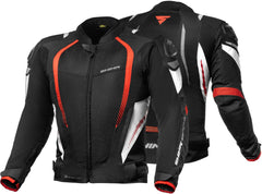 SHIMA MESH PRO 2.0 MOTO GIACCA NERO ROSSO