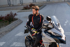SHIMA MESH PRO 2.0 MOTO GIACCA NERO ROSSO