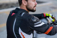 SHIMA MESH PRO 2.0 MOTO GIACCA NERO ROSSO