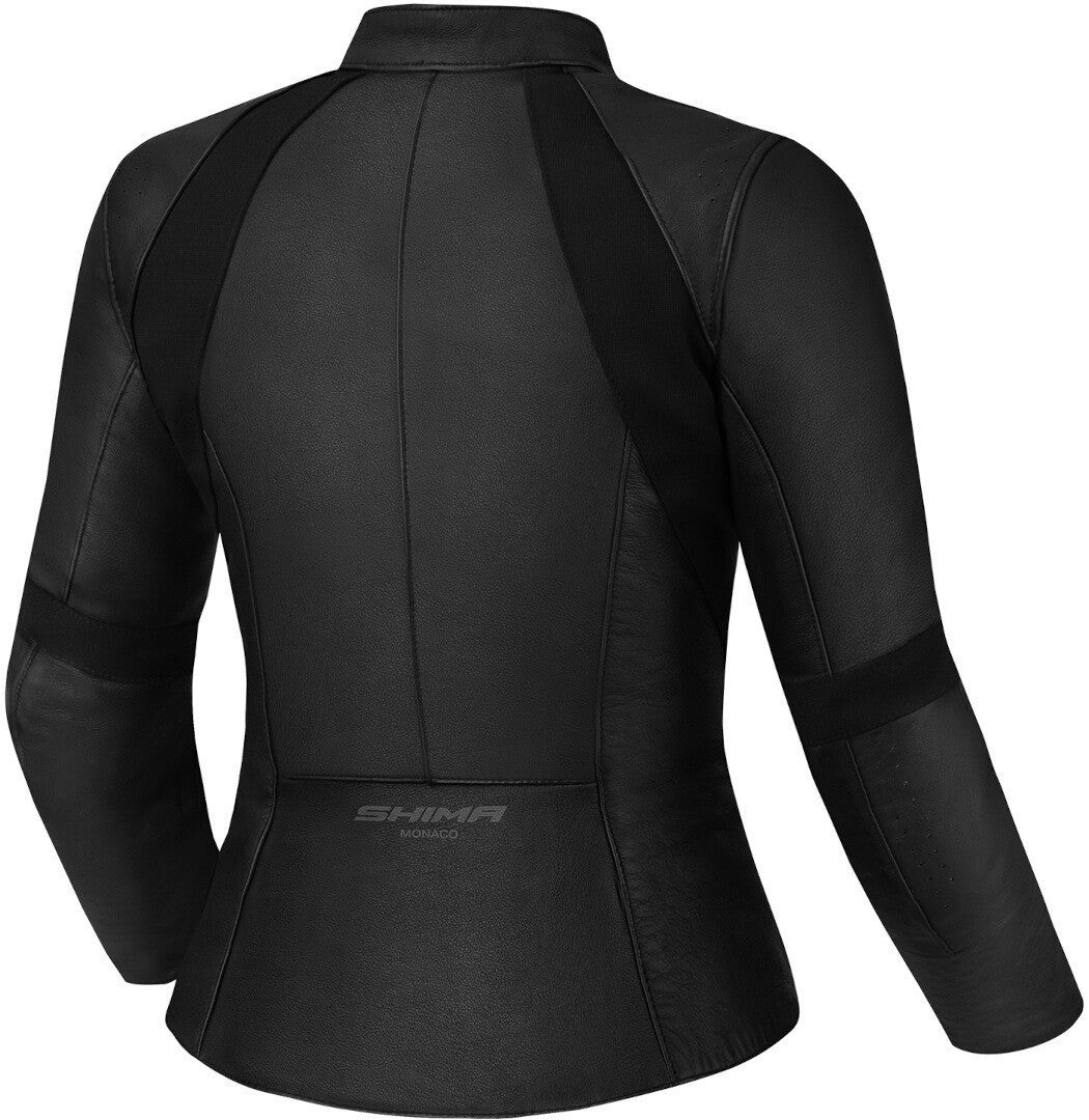 SHIMA Monaco 2.0 donna impermeabile pelle Giacca Nera