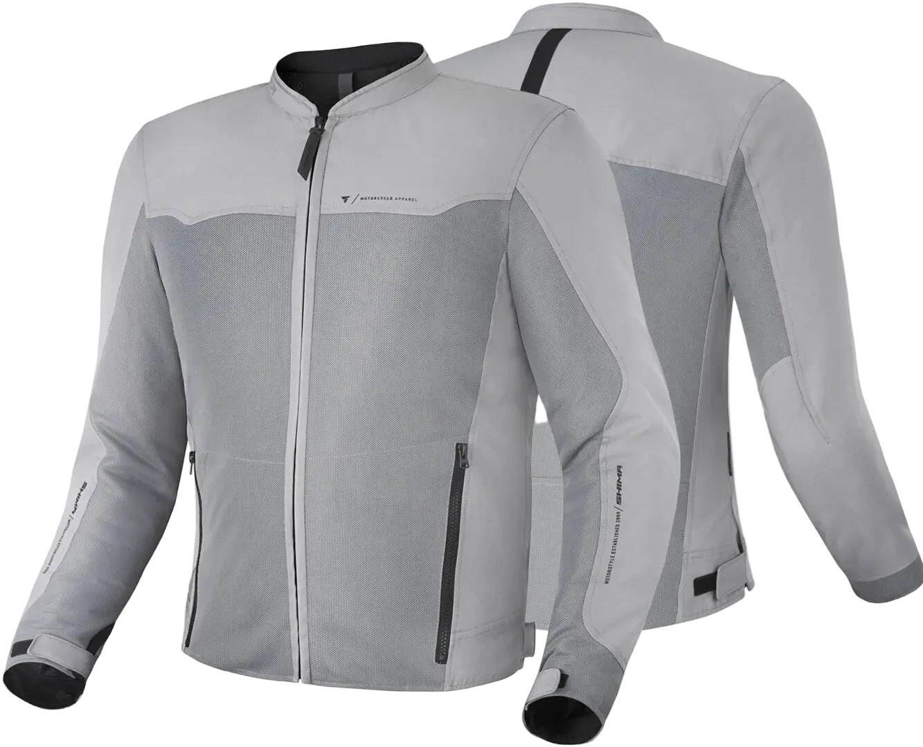 SHIMA Openair impermeabile tessuto moto Giacca GRIGIO 