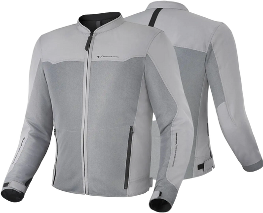 SHIMA Openair impermeabile tessuto moto Giacca GRIGIO 