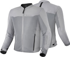SHIMA Openair impermeabile tessuto moto Giacca GRIGIO