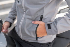 SHIMA Openair impermeabile tessuto moto Giacca GRIGIO