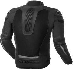 SHIMA Piston motociclista pelle Giacca Nera 