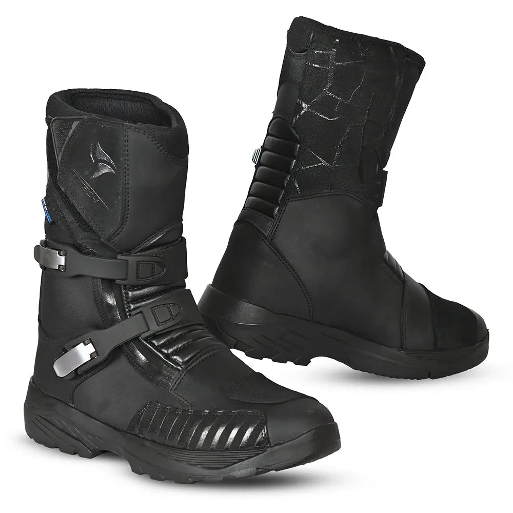 R-TECH - Botas Piel Traveler WP Negro 