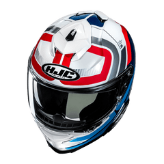 HJC I71 VIZ MC21 Moto Integrali Caschi Bianco Rosso Blu 