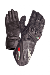 MUGENRACE NEPTUN Sportivo Turismo Moto Pelle Guanti Neri