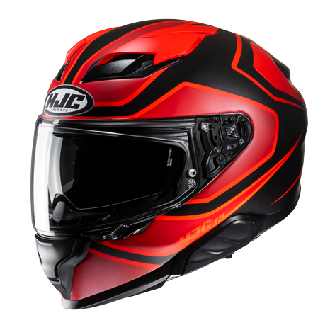 HJC F71 IDLE MC1SF casco integrale per moto da corsa Nero rosso