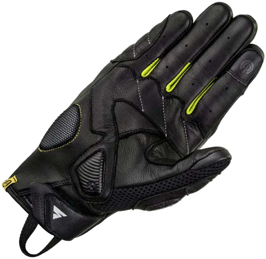 SHIMA RUSH CORTI MOTO GUANTI URBAN UOMO NERO FLOU GIALLO 