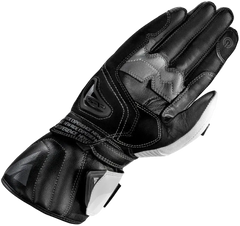 SHIMA STR-2 GUANTI MOTO CORSE NERO BIANCO 