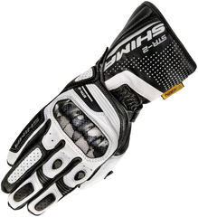 SHIMA STR-2 GUANTI MOTO CORSE NERO BIANCO 