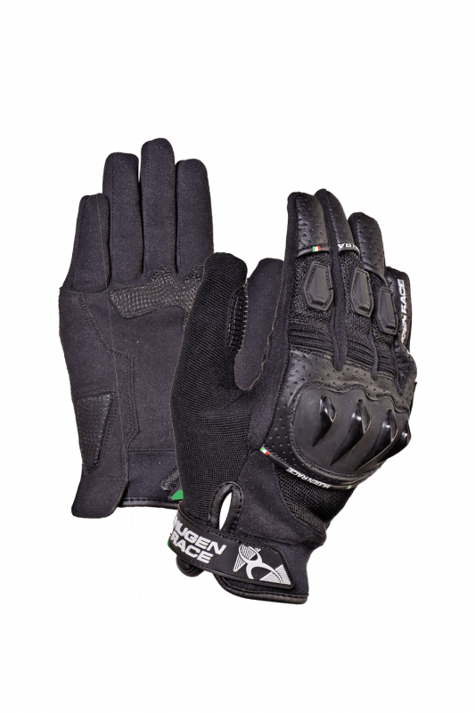 MUGENRACE G-MNR-1667 ROBOGGORE Moto Corti Guanti Nero