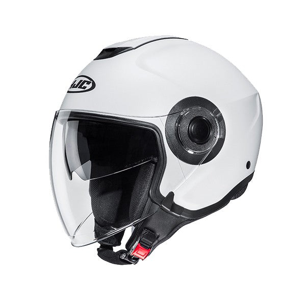 HJC i40N UNI moto in bianco perla Caschi Jet 