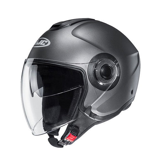 HJC i40N UNI Scooter Aperto Semi-Piatto Titanium Caschi