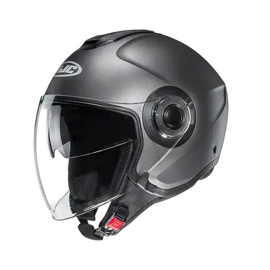 HJC i40N UNI Scooter Aperto Caschi Titanio Semi Opaco 