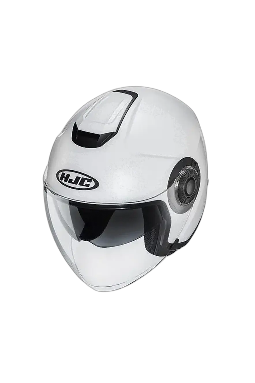 HJC i40N UNI Moto Aperto Semi Piatto Bianco Perla Caschi 
