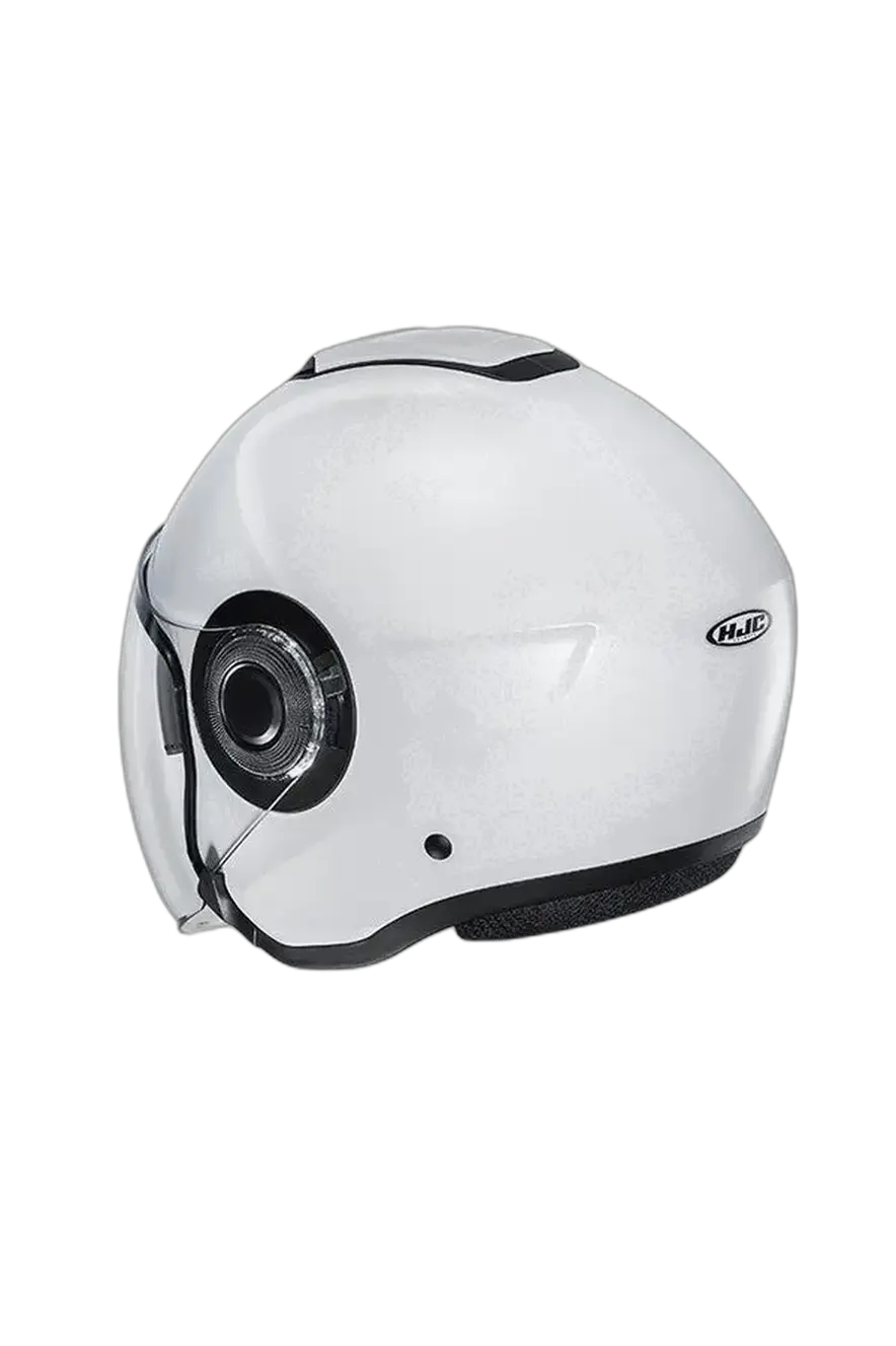 HJC i40N UNI Moto Aperto Semi Piatto Bianco Perla Caschi 