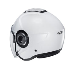HJC i40N UNI Moto Aperto Semi Piatto Bianco Perla Caschi