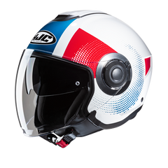 HJC i40N PYLE MC21 Casco Jet Para Moto De Turismo Urbano 