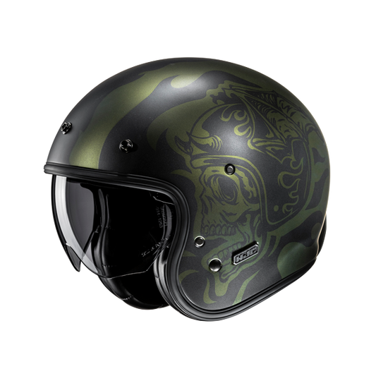 HJC V31 Flame MC4SF in stile retrò classico Caschi da moto