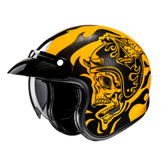 HJC V31 Flame MC3 abierto motocicleta estilo retro clásico Casco