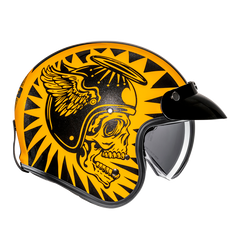 HJC V31 Flame MC3 abierto motocicleta estilo retro clásico Casco - SECURTEX MOTOR S.L (t/a MaximoMoto)
