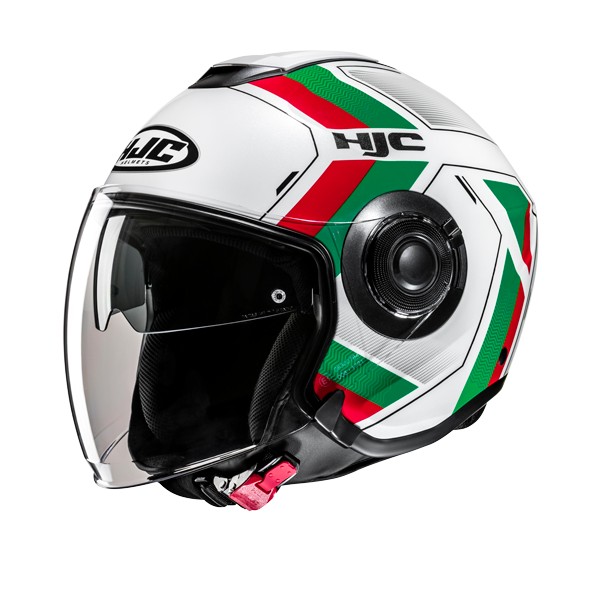 HJC i40N VELU MC41 Casco Jet Para Moto Urbana 