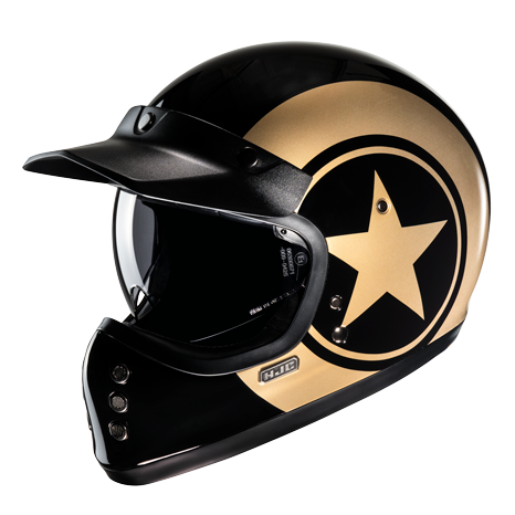 HJC V60 NYX MC9 Casco Integral De Motocicleta De Estilo Clásico