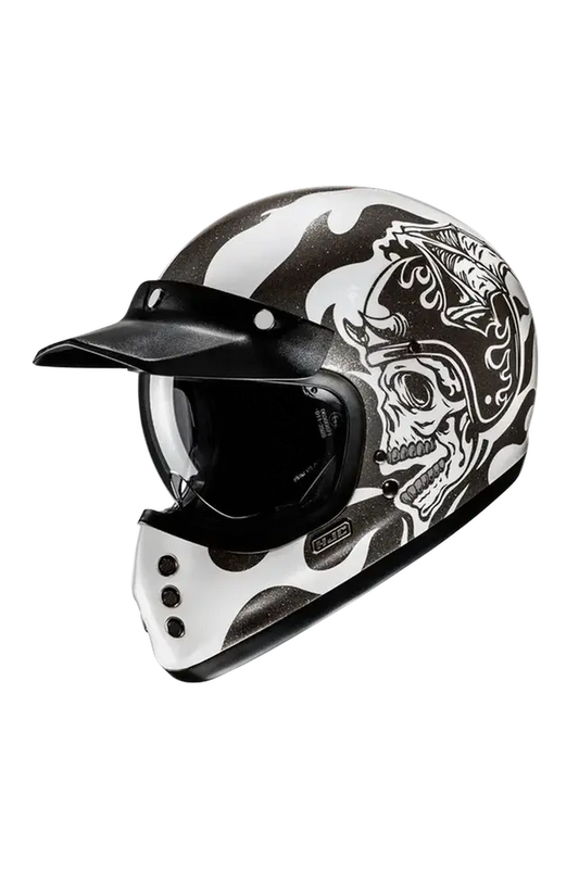 HJC V60 FLAME MC5 Moto Stile Classico Integrale Caschi 
