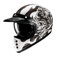 HJC V60 FLAME MC5 Moto Stile Classico Integrale Caschi