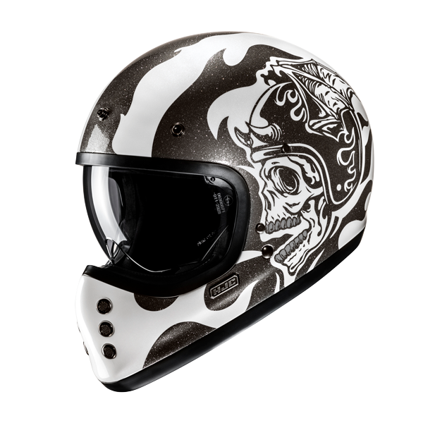 HJC V60 FLAME MC5 Moto Stile Classico Integrale Caschi