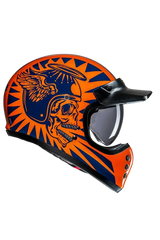 HJC V60 FLAME MC27 stile vintage Caschi moto integrali 