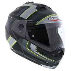 CABERG-Casco DUKE 2 TOUR MATT BLACK/YELLOW /ANTHRA/SILV