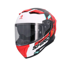 SHIRO FF939 Alpha Motociclo integrali Caschi Rosso Opaco 