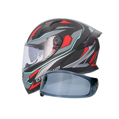 SHIRO KATANA SHARP INTEGRALI CASCHI OPACO NERO ROSSO GRIGIO