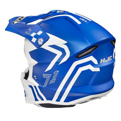 HJC i50 Hex Motocross Caschi Bianco Blu