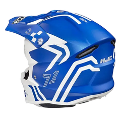 HJC i50 Hex MC2SF Motocross Enduro Caschi Bianco Blu 