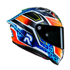 HJC RPHA 1 Binder Replica MC27SF Integrali Moto Caschi Blu Arancione