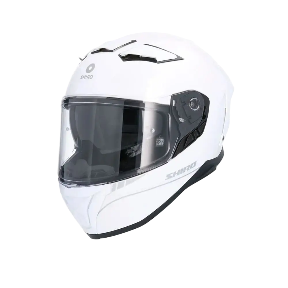 SHIRO FF950 Alpha Moto Integrali Caschi Bianco Perla 