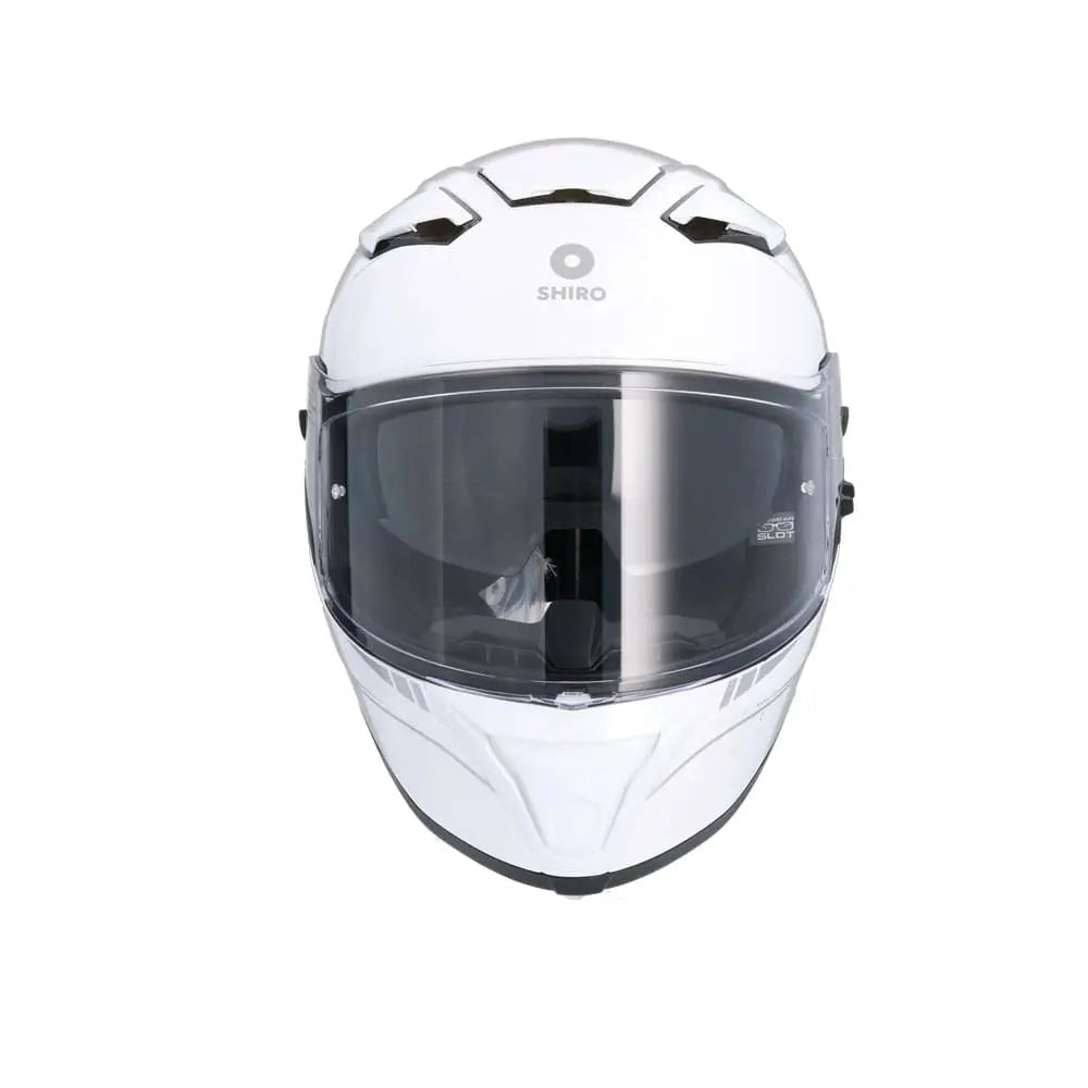 SHIRO FF939 Alpha  Moto Integrali Caschi Bianco Perla
