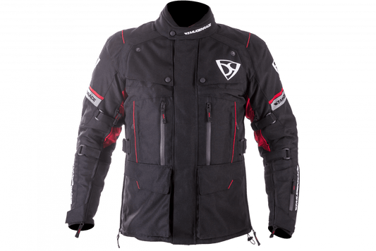  MUGENRACE T-UNO Moto Tessile Giacca Nero Rosso