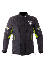 MUGENRACE T-UNO Moto Tessile Giacca Nero Giallo Fluo