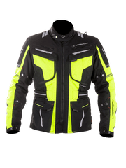 MUGENRACE AEROTATOR Moto Tessile Giacca Nero Fluo 