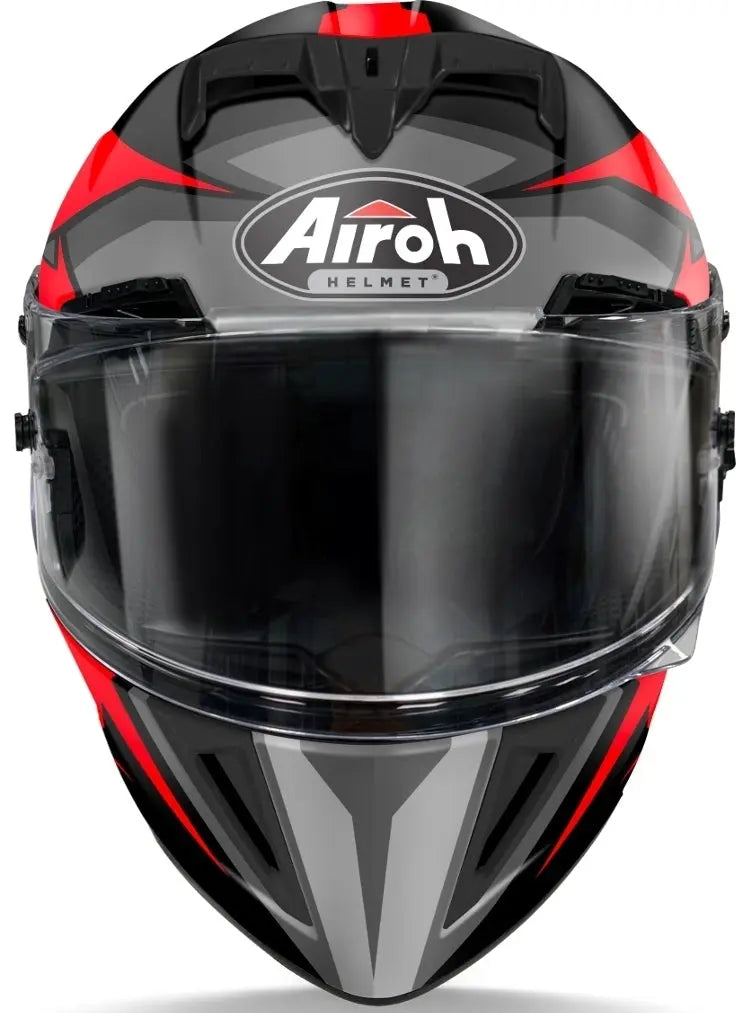AIROH GP550 S WANDER Moto Integrali Corsa Caschi Rosso Opaco
