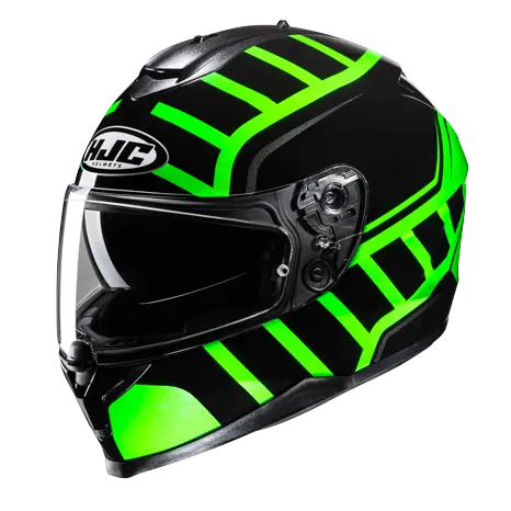 Cascos integrales de motocicleta HJC C70N HOLT MC4H, negro y rojo – Yamoto.it