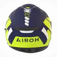 AIROH Spark Rise Moto Integrali Turismo Caschi Blu Giallo Opaco